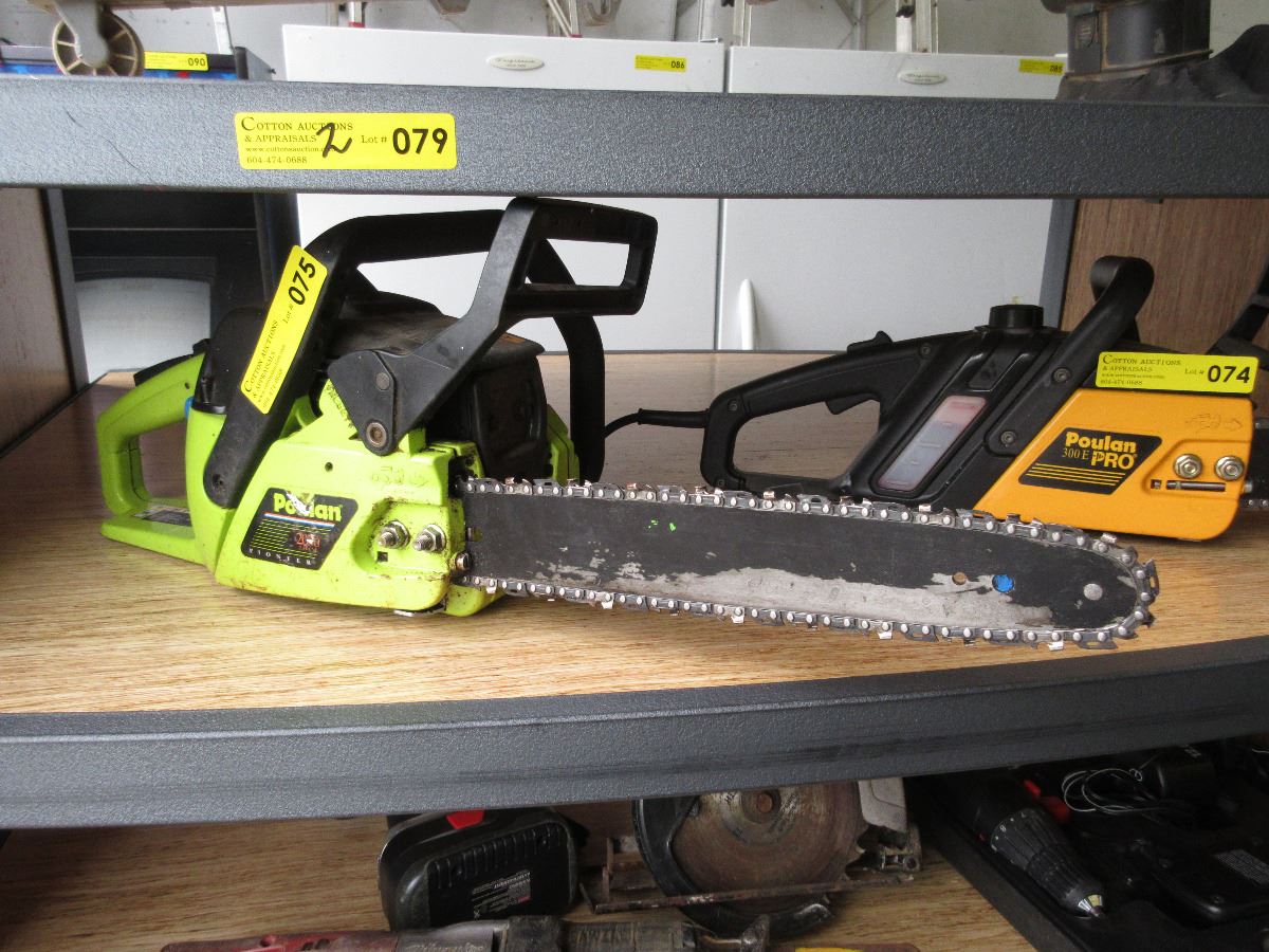 Poulan 2050 Gas chainsaw used