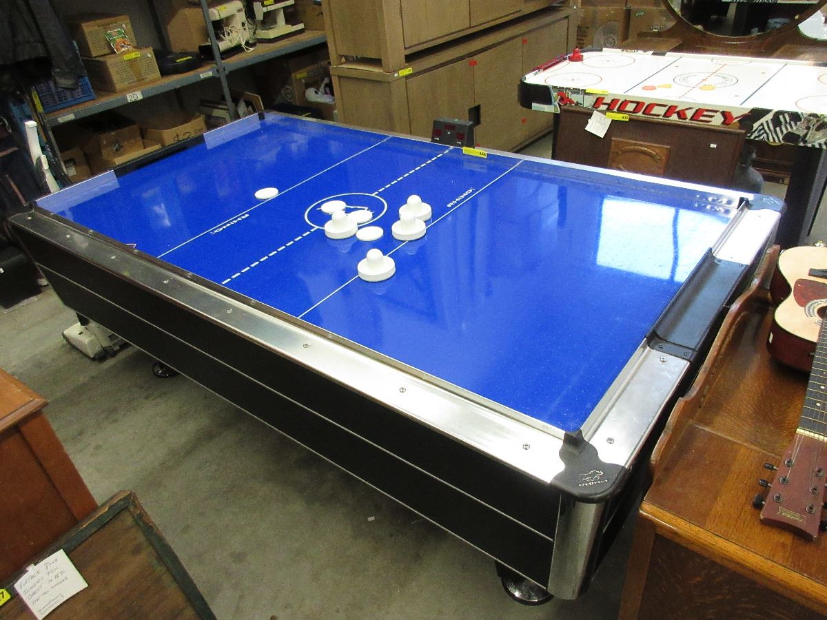 Rhino electronic air hockey table used