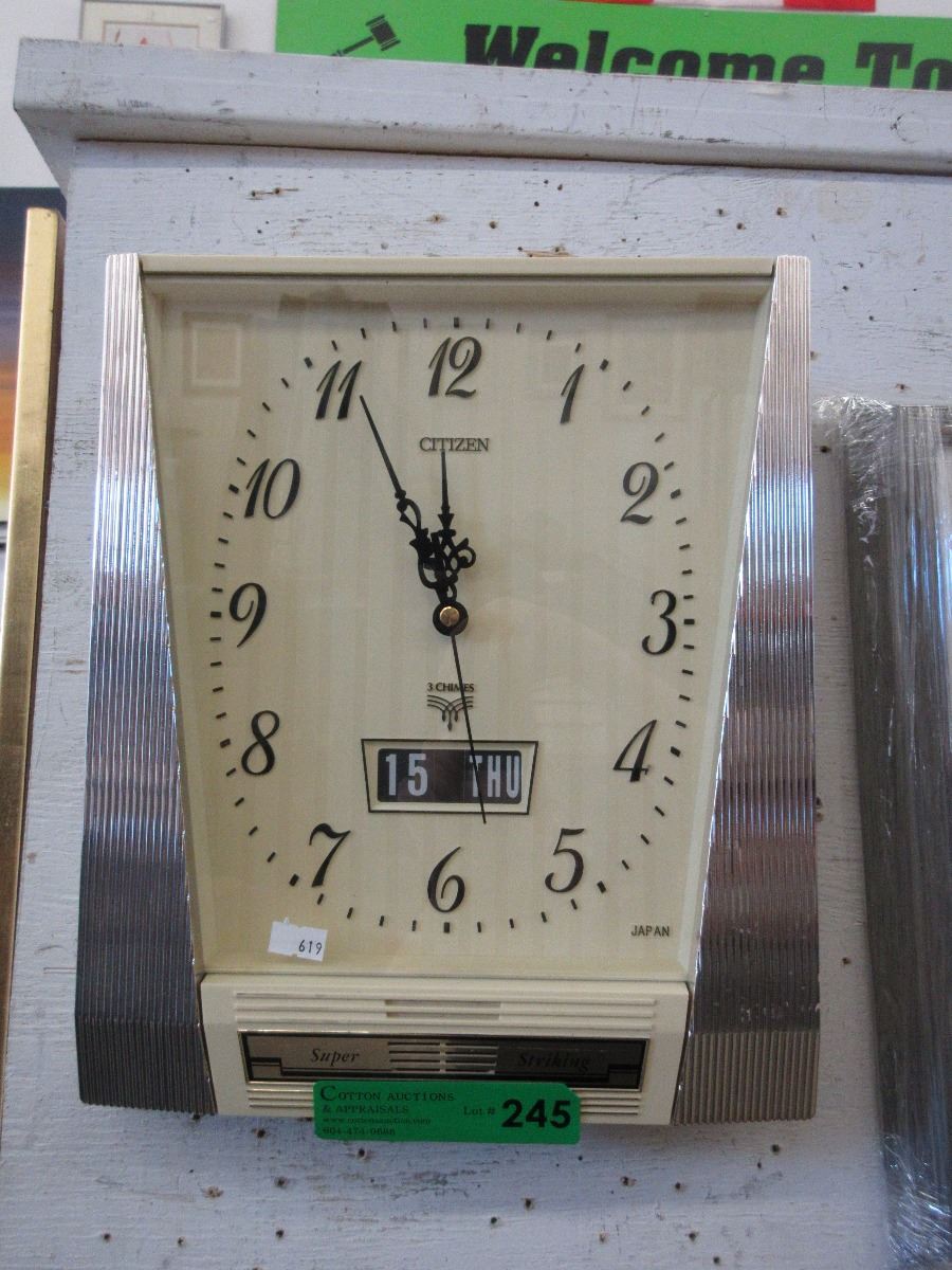 Vintage Citizen Super Striking Wall Clock Vintage Citizen Super Striking Wall Clock