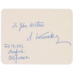 Alexander Kerensky
