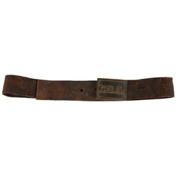 Confederate Belt Plate and Waist Belt