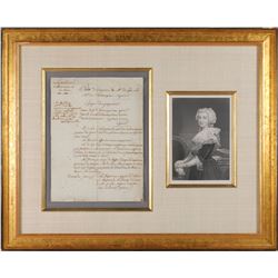 Marie Antoinette Signed Document