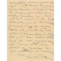 Ludwig Wittgenstein Autograph Letter Signed