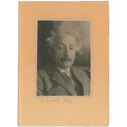 Albert Einstein Signed Photograph