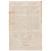 Image 1 : George Washington and Thomas Jefferson Signed Document