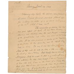 John Adams Autograph Letter Signed