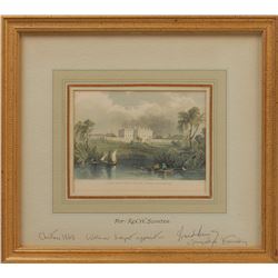 John and Jacqueline Kennedy Signed Engraving