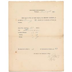 William T. Sherman’s West Point Report Card