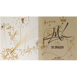 Salvador Dali Signed Book