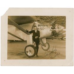 Charles Lindbergh Signed Photograph