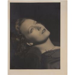 Greta Garbo Oversized Signed Photograph