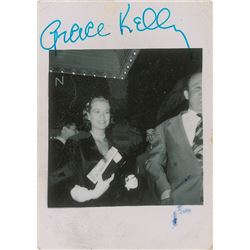 Grace Kelly Signed Original Candid Photograph