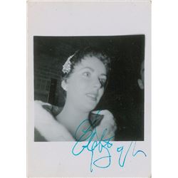 Elizabeth Taylor Signed Original Candid Photograph