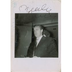 Marlon Brando Signed Original Candid Photograph