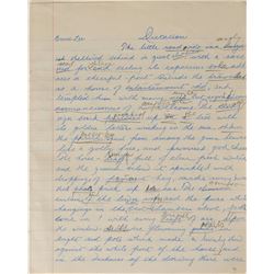 Bruce Lee Multi-Signed Handwritten Essays