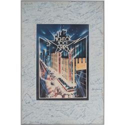 Night of 100 Stars Celebrities Signed Poster