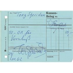 Beatles Signed Star Club Receipts: Harrison, Starr, and Best