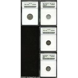 1865 Three Cent Nickel AU58 ANACS,