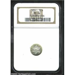 1857 3CS MS64 NGC.
