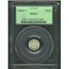 Image 3 : 1862/1 3CS MS67 PCGS.