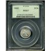 Image 3 : 1880 3CN MS67 PCGS.