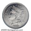 Image 1 : 1865 3CN PR66 Cameo PCGS.