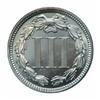 Image 2 : 1869 3CN PR66 Cameo PCGS.