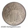 Image 1 : 1866/1866 5C Rays AU53 PCGS.