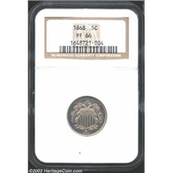 1868 5C PR66 NGC.