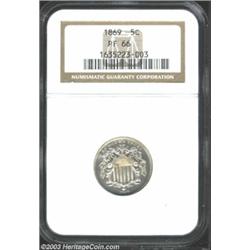 1869 5C PR66 NGC.