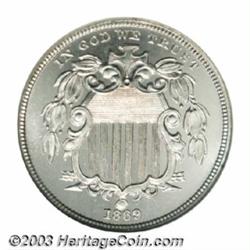 1869 5C PR67 NGC.
