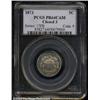 Image 1 : 1873 5C Closed 3 PR64 Cameo PCGS.