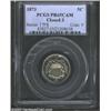 Image 1 : 1873 5C Closed 3 PR65 Cameo PCGS.
