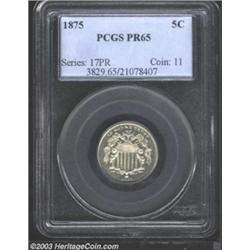 1875 5C PR65 PCGS.