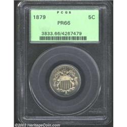 1879 5C PR66 PCGS.