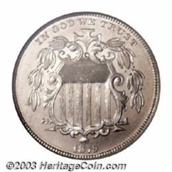 1879 5C PR66 Cameo NGC.
