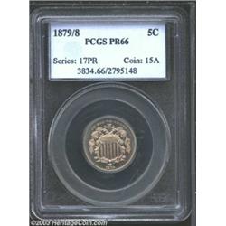 1879/8 5C PR66 PCGS.