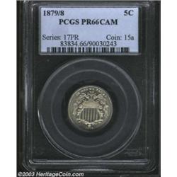 1879/8 5C PR66 Cameo PCGS.