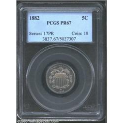 1882 5C PR67 PCGS.