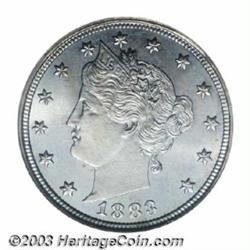 1883 5C No Cents MS67 NGC.