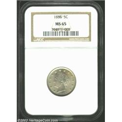 1888 5C MS65 NGC.