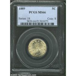 1889 5C MS66 PCGS.