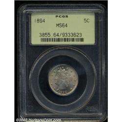 1894 5C MS64 PCGS.