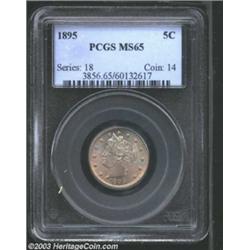 1895 5C MS65 PCGS.