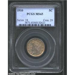 1910 5C MS65 PCGS.