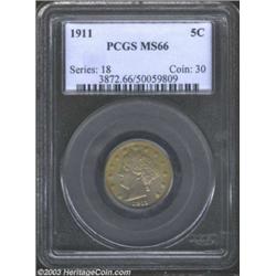 1911 5C MS66 PCGS.