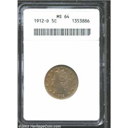 1912-D 5C MS64 ANACS.