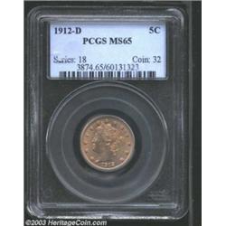 1912-D 5C MS65 PCGS.