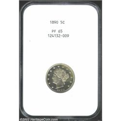 1890 5C PR65 NGC.
