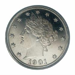 1901 5C PR67 Cameo PCGS.